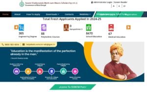 Swami Vivekananda Scholarship Apply 2024